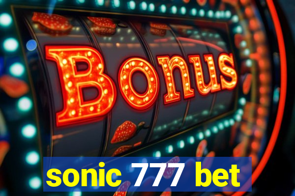 sonic 777 bet